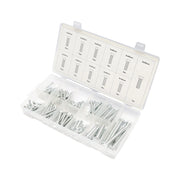 Set di viti metriche con testa esagonale, 125 pezzi.
