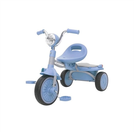 Fiatte per Bambini - Triciclo Pieghevole - Blu - Pneumatici con Ammortizzazione - Bicicletta per Bambini - 1 a 5 anni - Con Pedali - Adatto per Interno ed Esterno