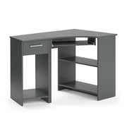Vicco Scrivania angolare Antracite 83 x 76 cm Set con armadio PC