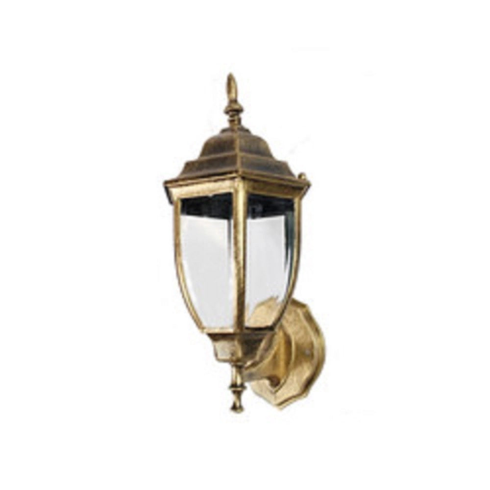Trade Shop - Lanterna Giardino Antica Lampada Parete Applique Esterno Muro Retrò Es09 Bronzo -