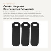 Set di protezione per bicchieri da vino e birra - 3 pezzi - Neoprene - Ideale per bicchieri da vino e birra - Duraturo e robusto - Mantiene i drink caldi o freddi - Confezione professionale - Protezione per bicchieri da vino