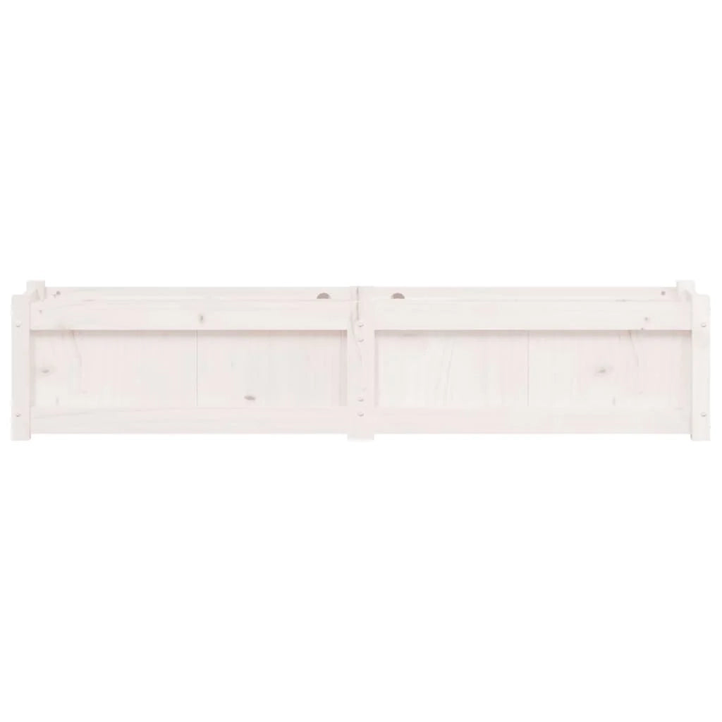 Fioriera aiuola rialzata fioriera aiuola giardino terrazza set da 2 legno massello di pino bianco 02_0039041