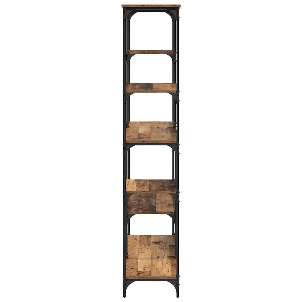 Libreria-Scaffale per Libri-Mobile di Stoccaggio Legno vecchio 99 x 35,5 x 176 cm Legno multistrato