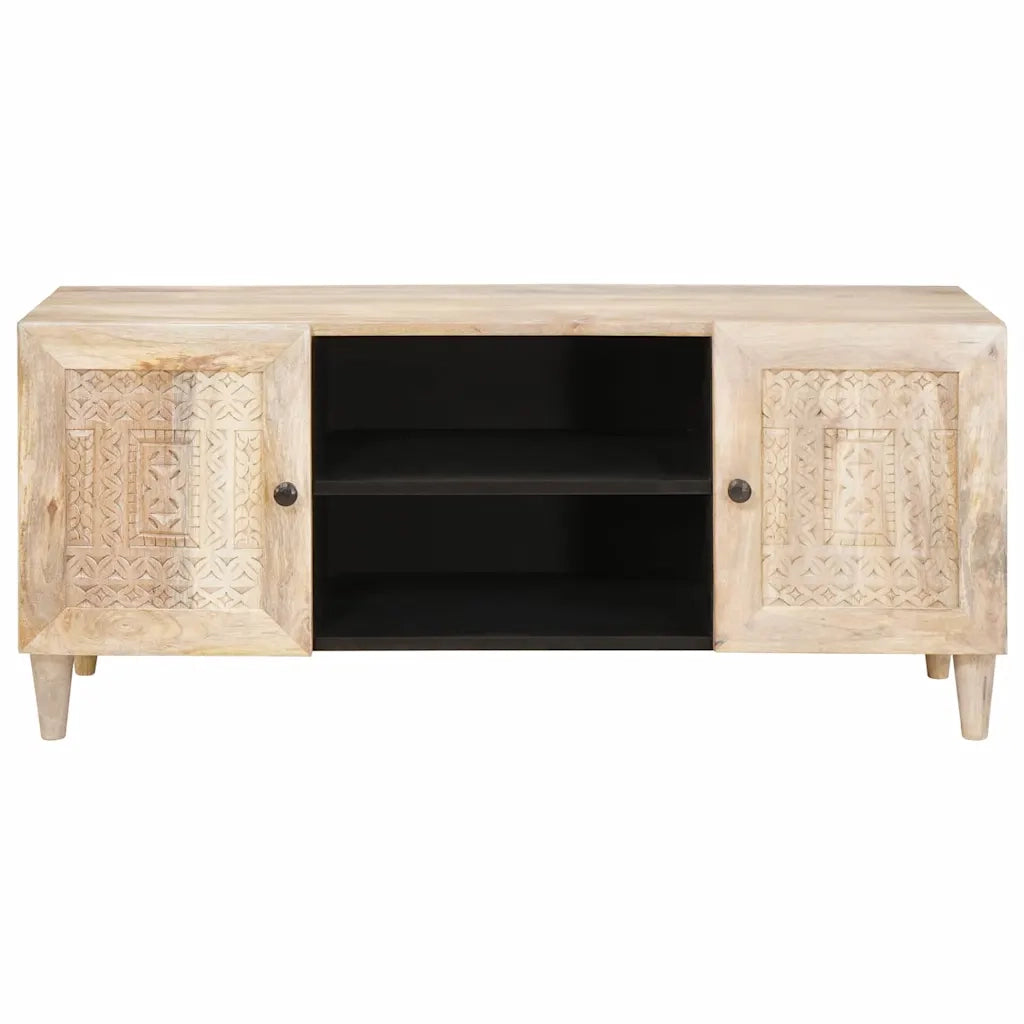 Unità TV con porta Bianco 105 x 33 x 46 cm Legno multistrato 4018116