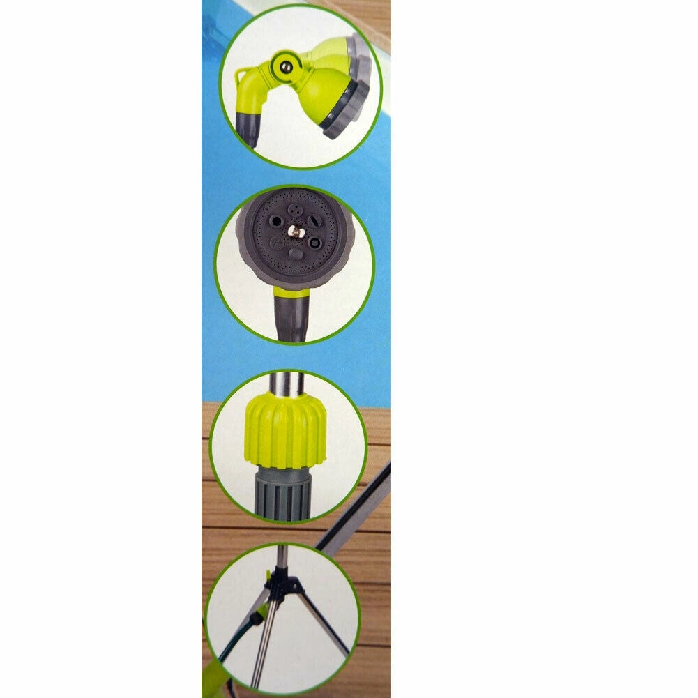 Doccia Giardino Piscina Esterno Doccetta Campeggio Stand Regolabile 220 cm