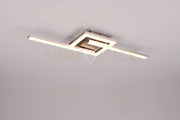 VIALE PLAFONIERA LED 17W 1860lm, 3000K ACCIAIO ORIENTABILE L. 55CM IN METALLO IP20