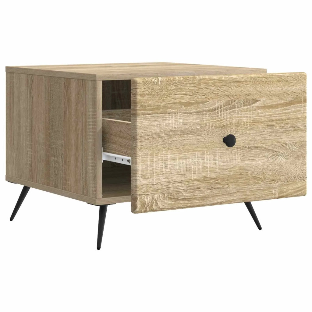 Tavolino da salotto con cassetto Rovere Sonoma 49 x 50 x 40 cm 895657