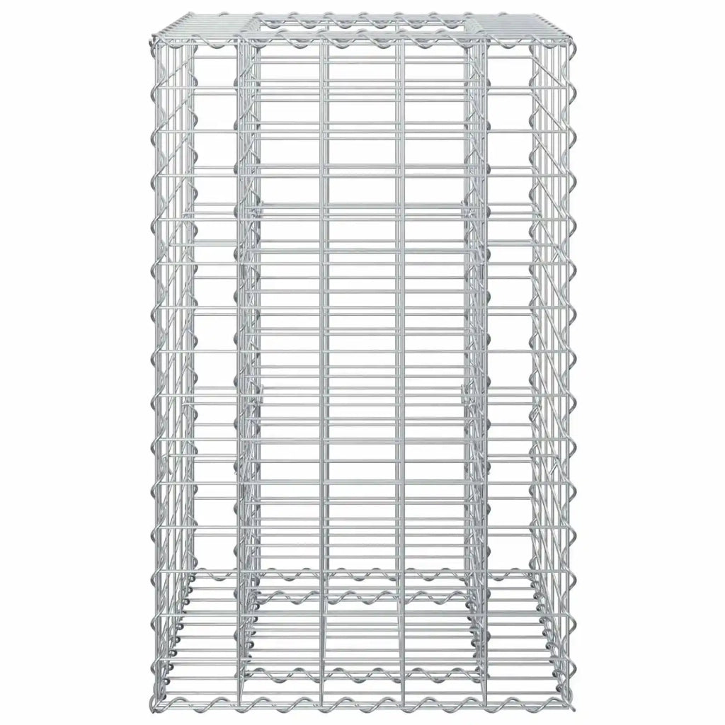 Letto rialzato in gabbione Argento CFW3990112
