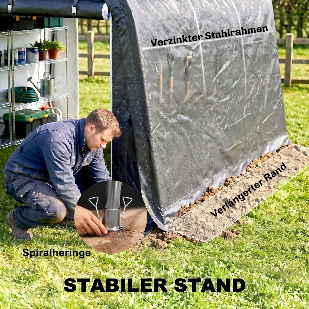 Tenda da Giardino ¨C zephmum ¨C Grigio 3x3m