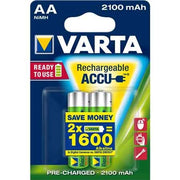 PILE RICARICABILI 'RR ACCU' STILO 2100 mAh - Blister 2 Pezzi - 10 pezzi- VARTA