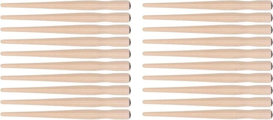 Penetappo in Legno da 20 Unità - Set di Pennelli per Decorazioni - Supporto per Pennarelli in Legno per Pittura Artistica e Calligrafia Inglese.