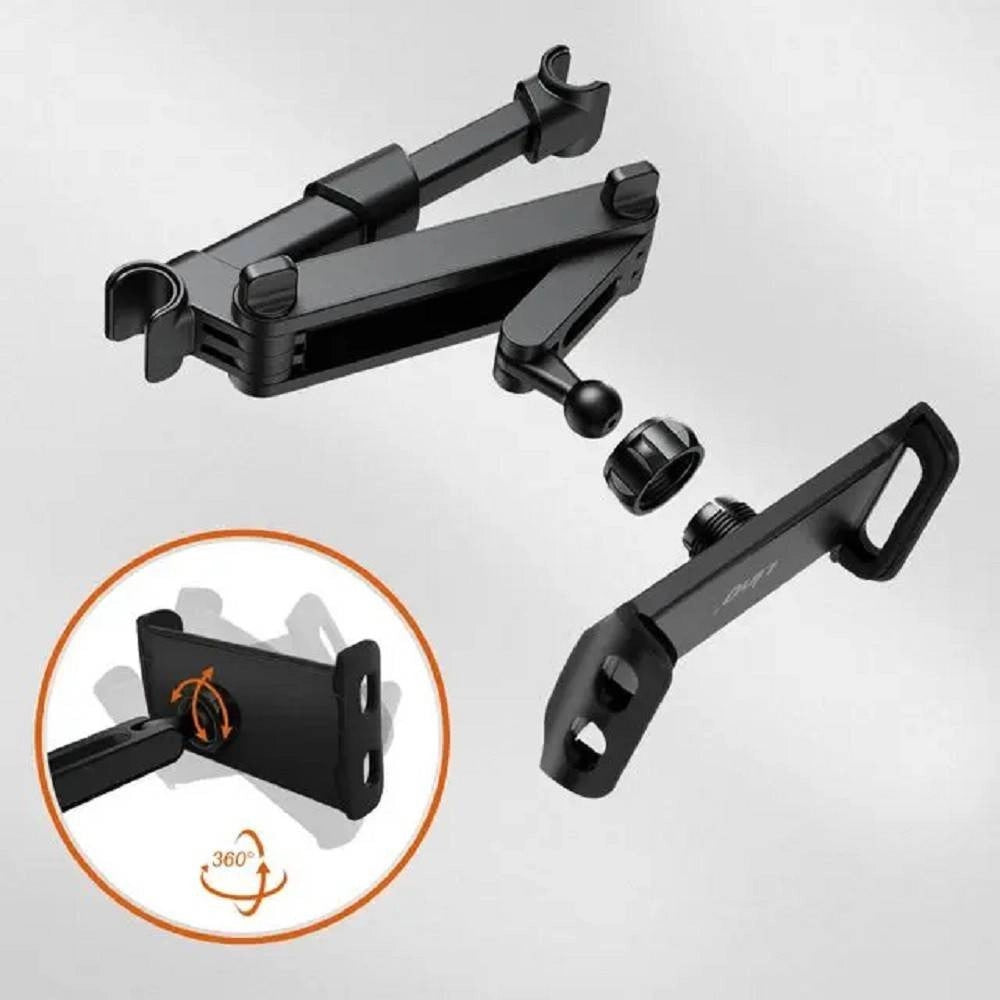 Trade Shop - Supporto Staffa Poggiatesta Sedile Posteriore Auto Per Smartphone Tablet Hd-2535 -