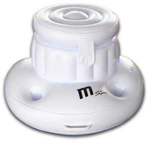 Porta Bevande con Porta Ghiaccio Gonfiabile Ø64x50 cm Bianco