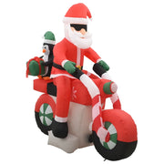 Babbo Natale Gonfiabile sulla Moto LED IP44 160 cm CFW1072122