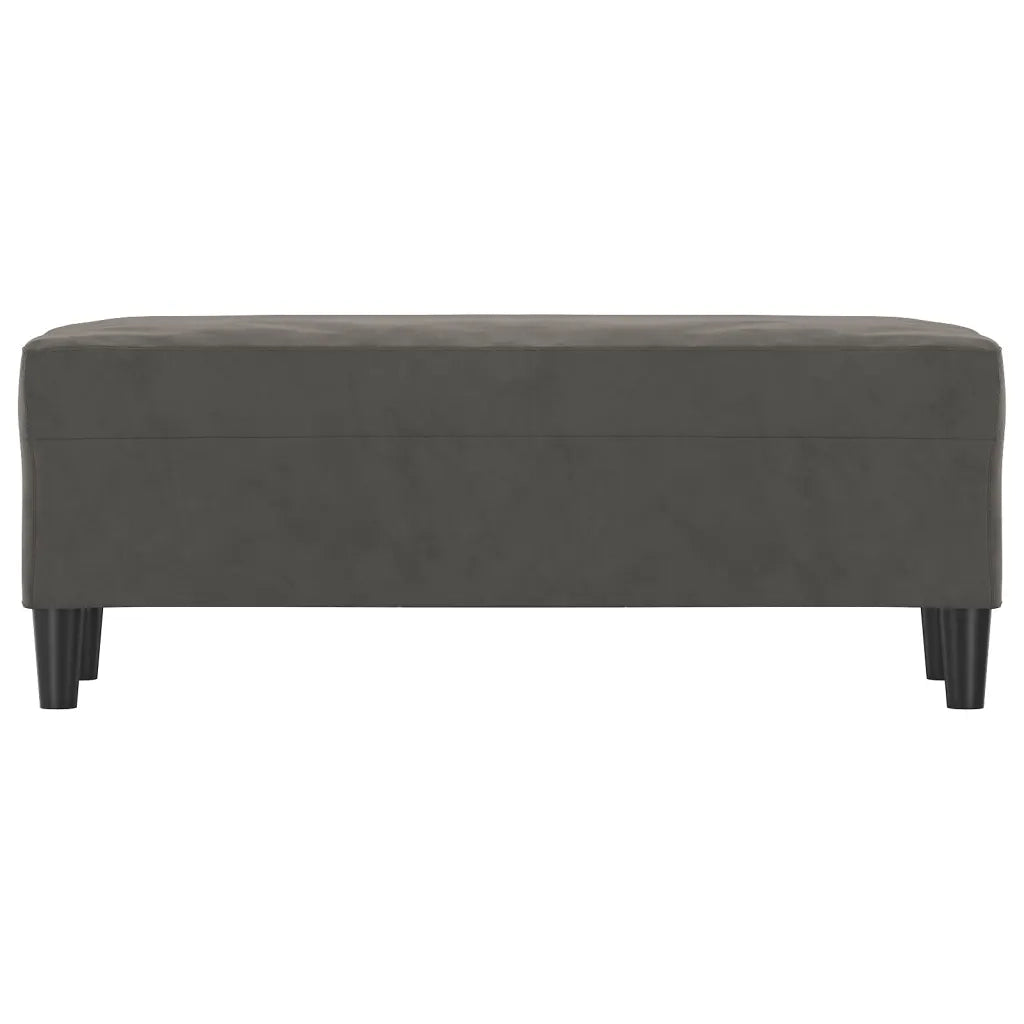 Panca Grigio Scuro 100x35x41 cm in Velluto CFW5644622