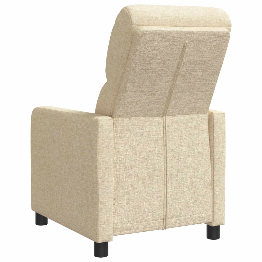 Divano Sedia-Poltrona reclinabile Crema Tessuto 203948
