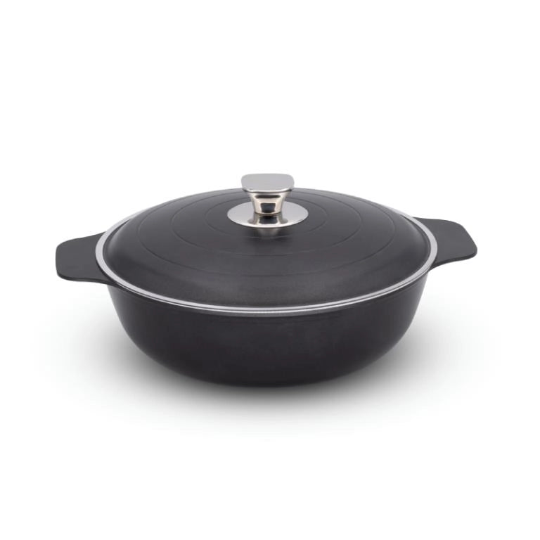 Tegame Antiaderente in Alluminio ad Induzione Coco con Coperchio 36 cm