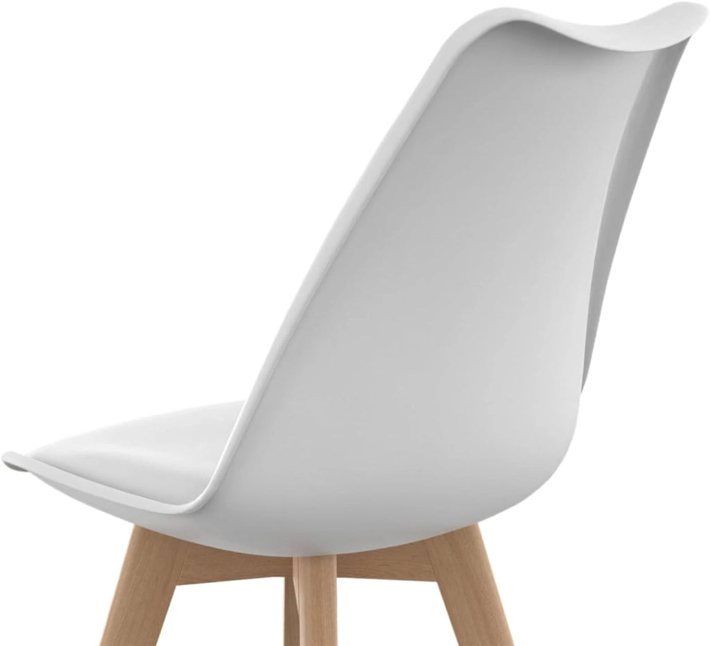 Set di 6 sedie scandinave SARA in velluto patchwork grigio scuro, bianco, nero e nero, grigio e bianco