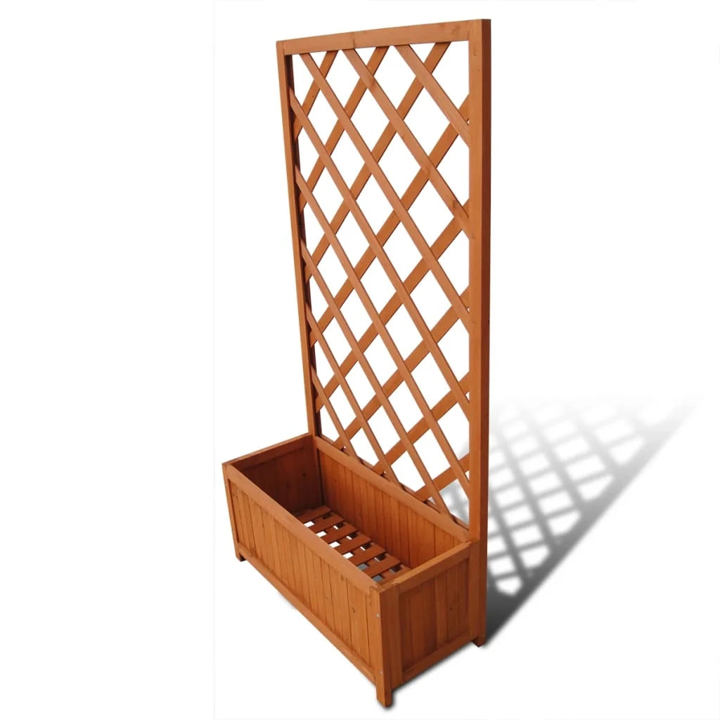 Fioriera a traliccio 70 x 30 x 135 cm in legno massello 02_0000828