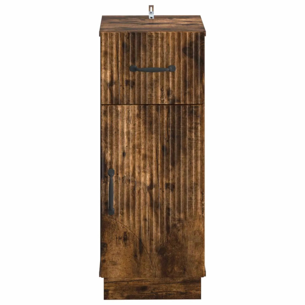 Mobiletto da Bagno HOORN Rovere Fumo 30 x 31 x 77 cm 897270
