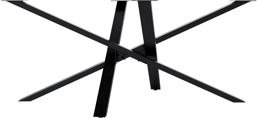 Gambe del tavolo Jimmy Nero/industriale,180x80x72 cm