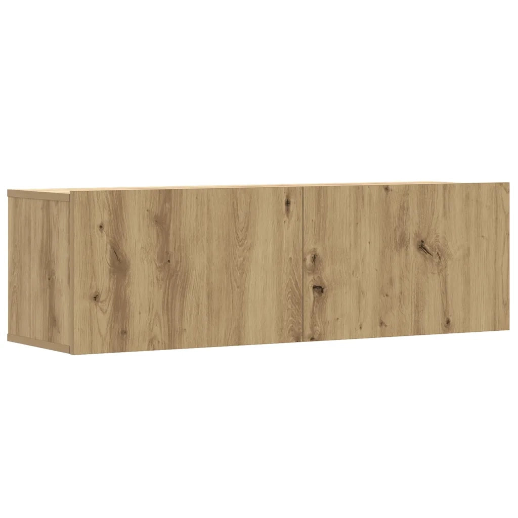 Mobili TV a Parete 3 pz Rovere 100x30x30 cm Truciolato 3329008