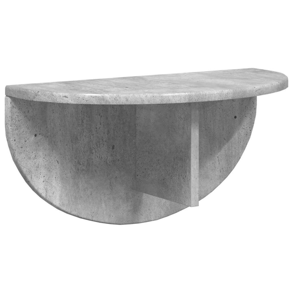 Scaffale da parete A parete Grigio cemento 48 x 24 x 24 cm 891434