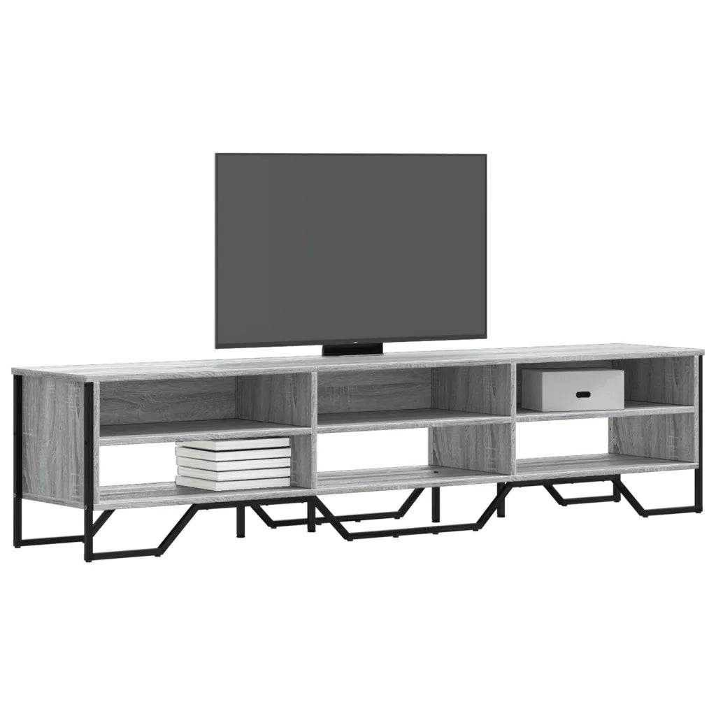 Mobile Porta TV Grigio Sonoma 180x34x41cm in Legno Multistrato 848577
