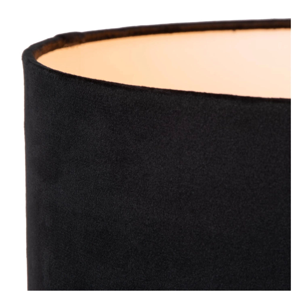 Lampada da terra TONDO 1xE27 oro nero Lucide