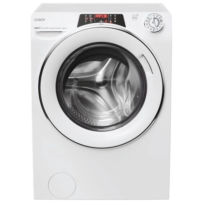 Candy RapidÓ RO 1486DWMCT/1-S lavatrice Caricamento frontale 8 kg 1400 Giri/min Bianco