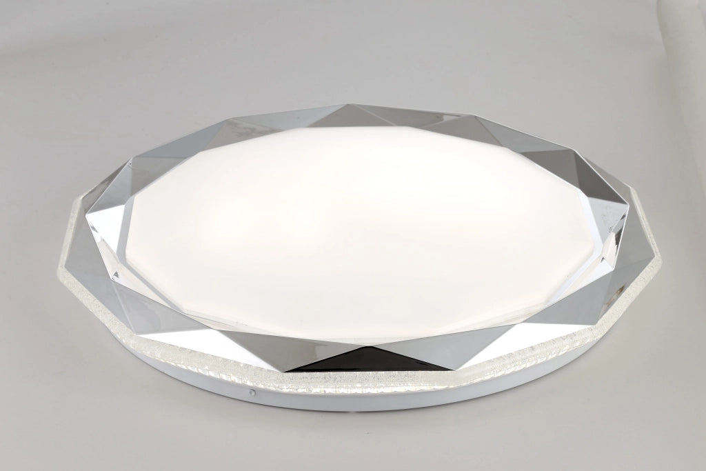 Plafoniera LED Polux Glossy 51cm 72W 8000lm CCT+telecomando