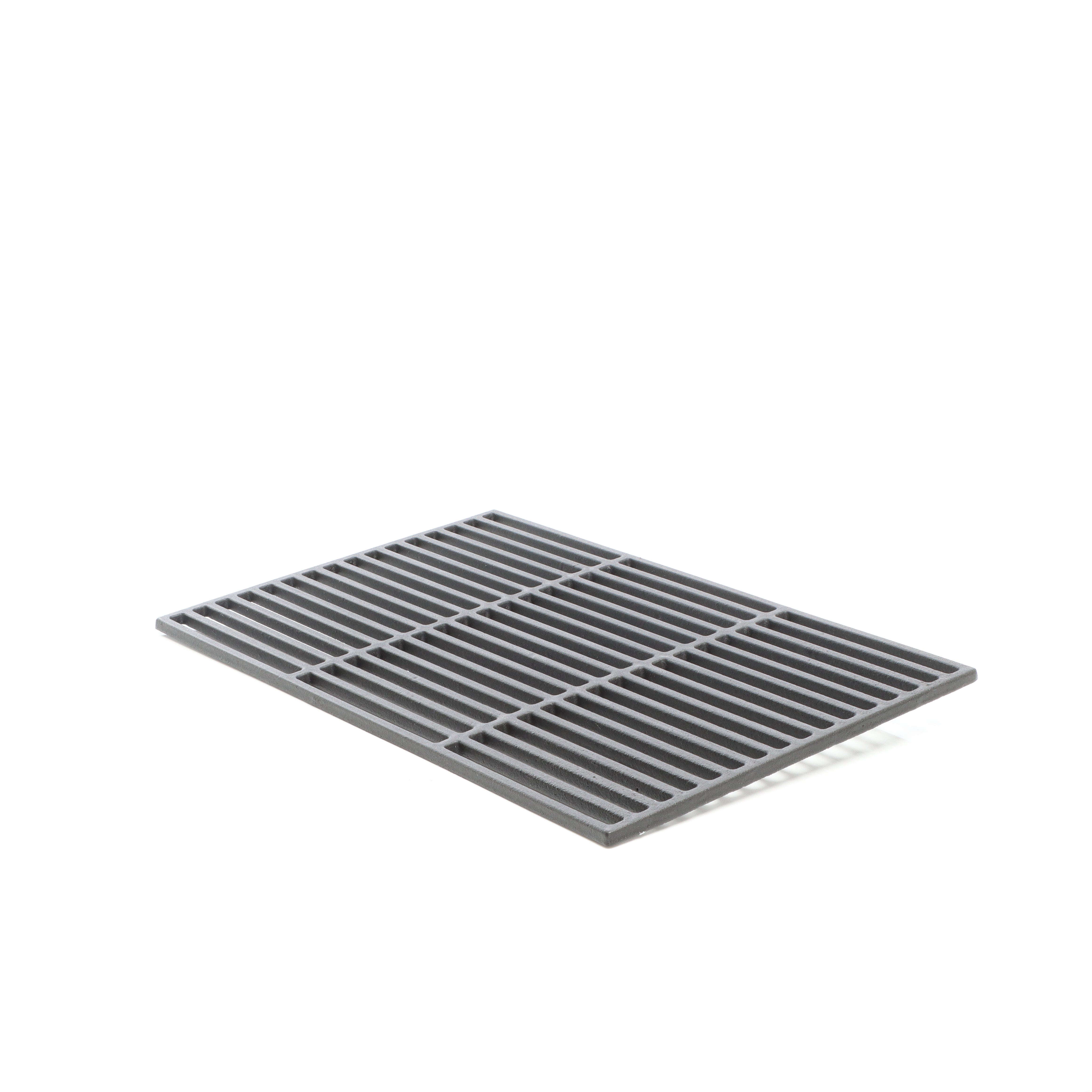 Griglia rettangolare in ghisa 60 x 40 cm per barbecue a carbone e a gas