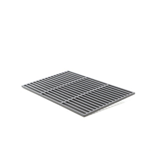 Griglia rettangolare in ghisa 60 x 40 cm per barbecue a carbone e a gas