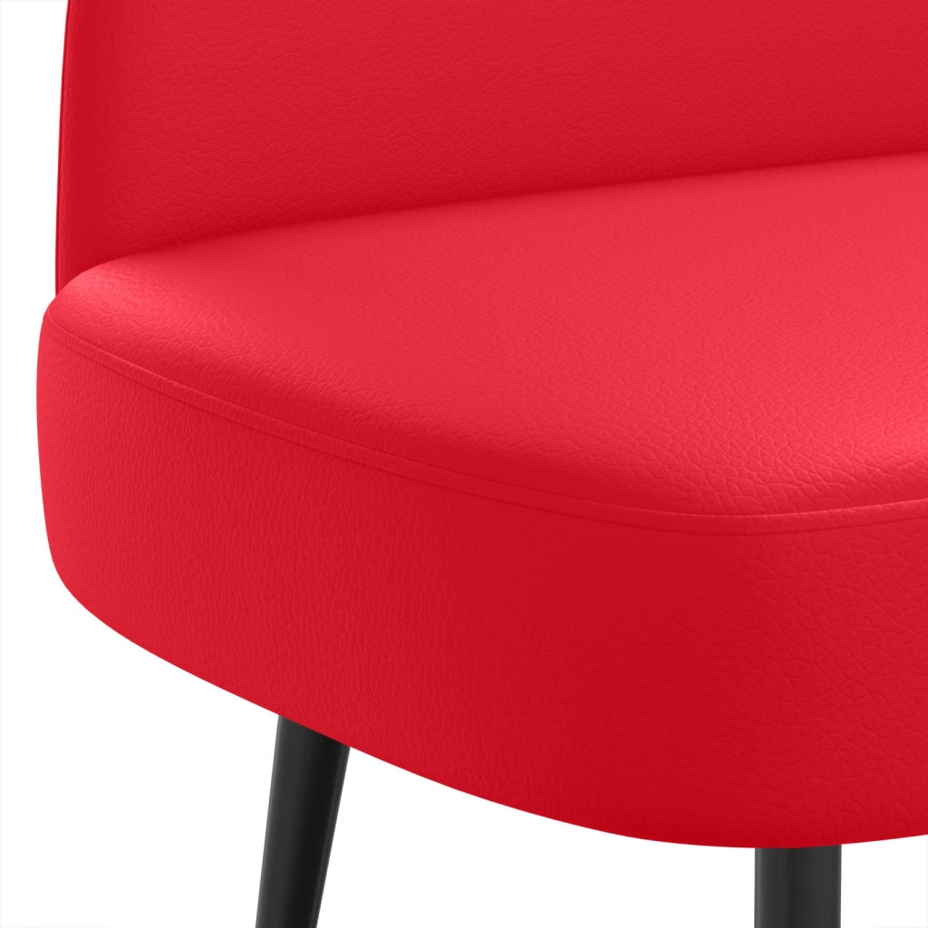 Panchina imbottita con schienale Rosso 110 x 60 x 76 cm 42040803