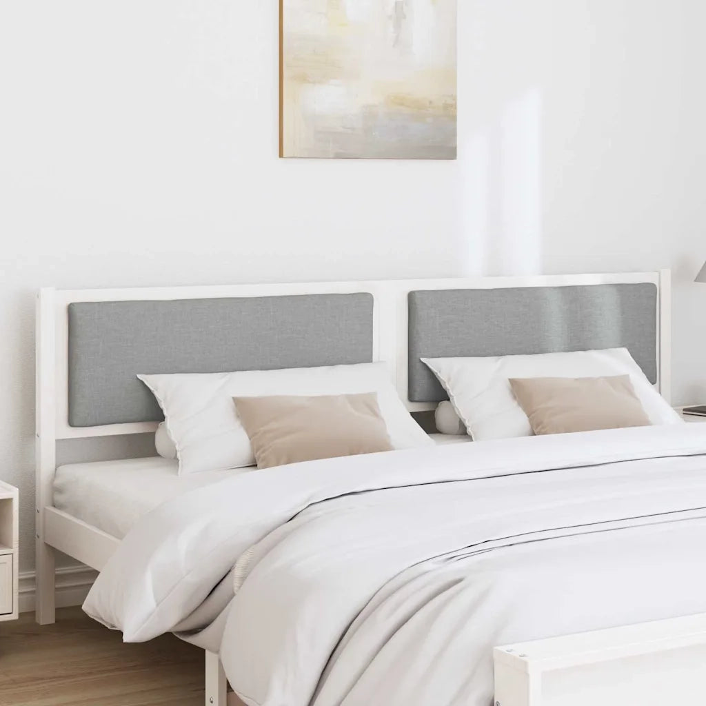 Testiera Altro Bianco 200 cm Legno di pino massello