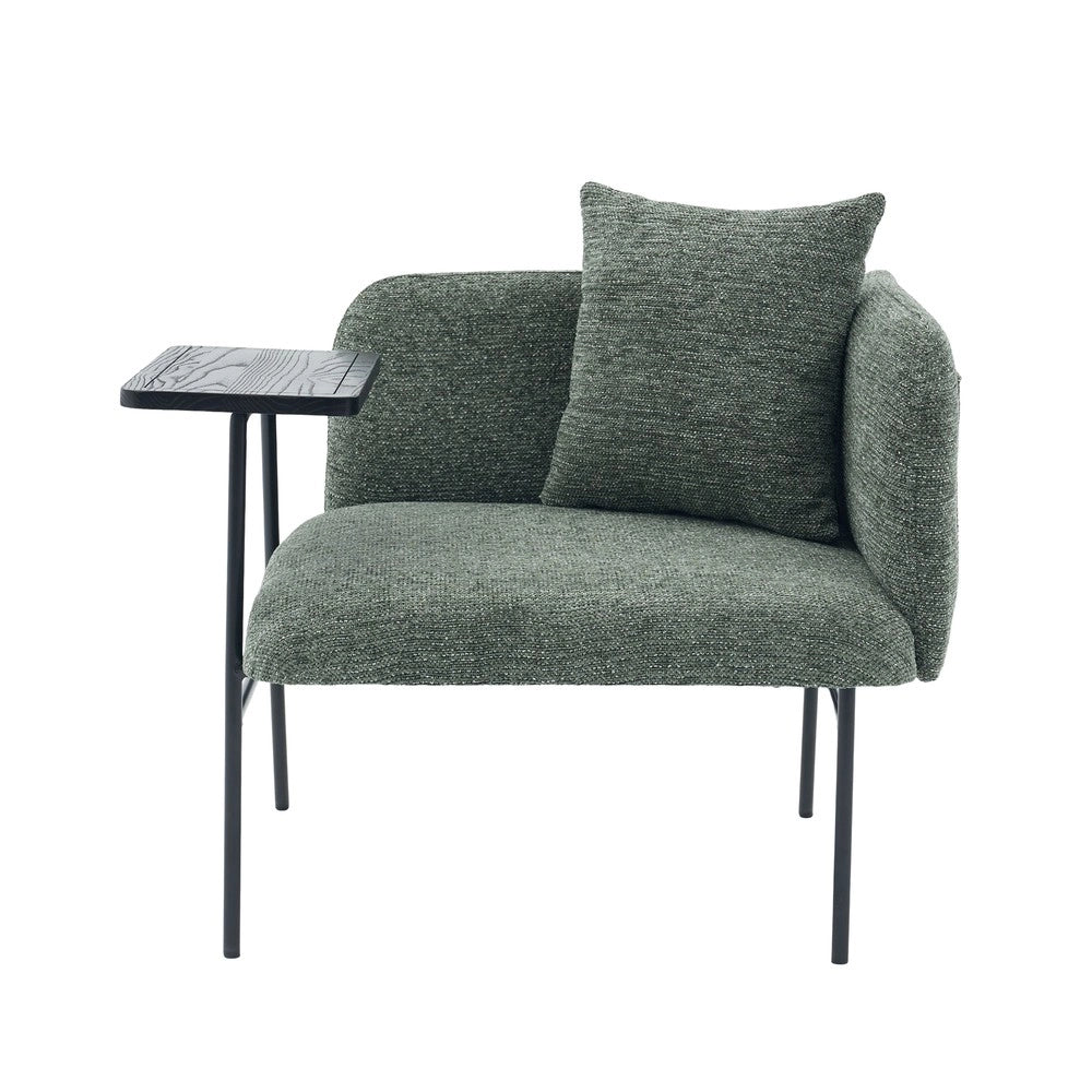 Poltrona con Tavolino ¨C MINIMAL ¨C Tessuto, Vano Contenitore