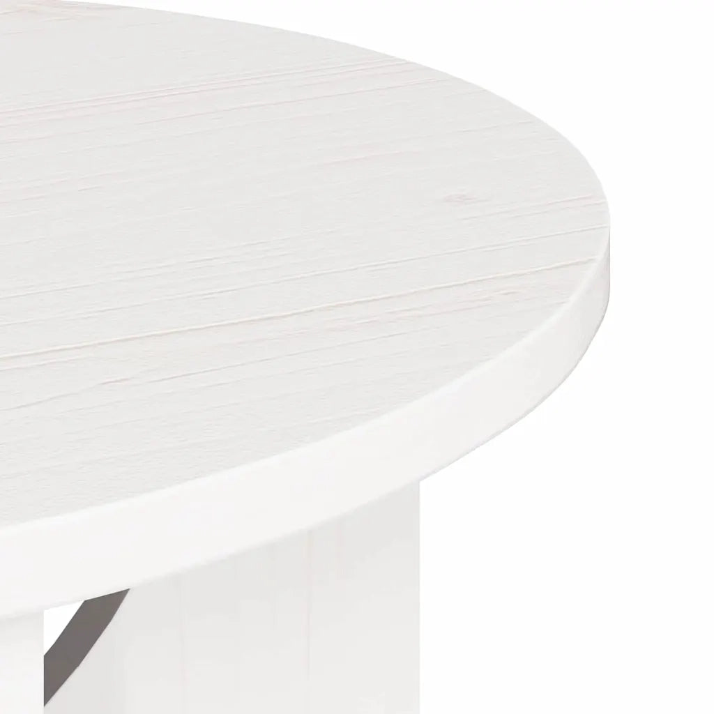 Tavolino da salotto Bianco 50 x 50 x 35 cm 873530