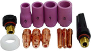 Kit di protezione per cesoie WIG laser - 13 pezzi assortito - Adatto per diversi modelli - Accessori per serie DB SR WP - Kit prático con diversi formati