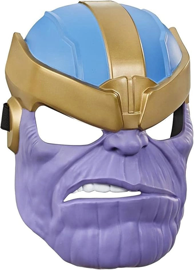 Marvel Avengers,Maschera Thanos, design classico, ispirato a Avengers Endgame, Hasbro,Eta 5+