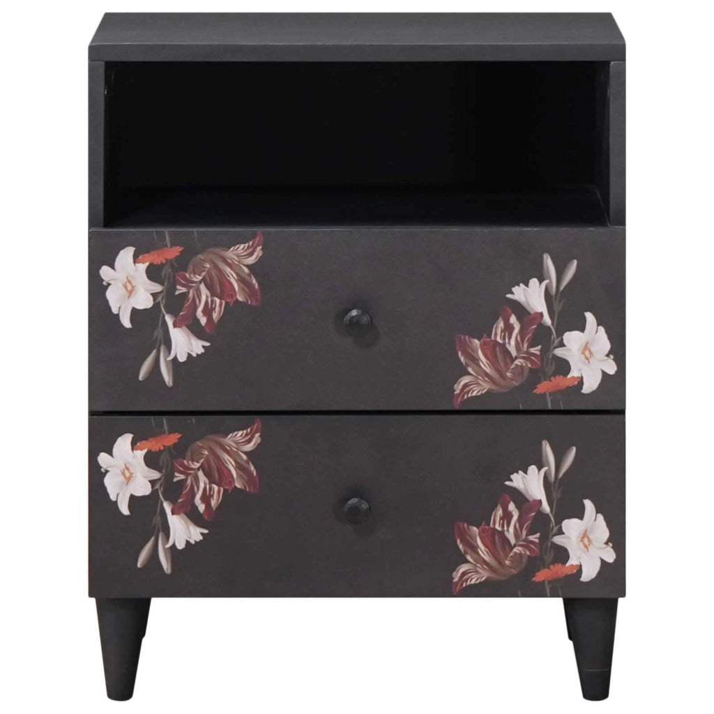 Comodino Multicolore 50 x 33 x 60 cm Legno di mango massello 4018710
