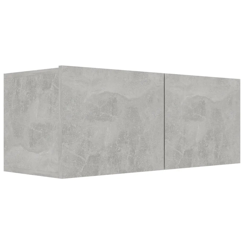 Set di Mobili Porta TV 7 pz Grigio Cemento in Legno Multistrato 3114561