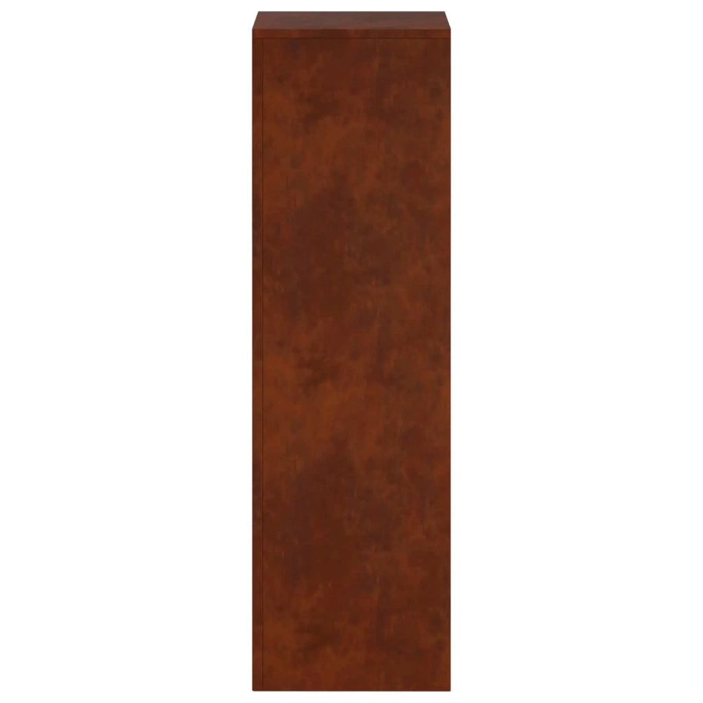 Supporto per piante Ruggine 30 x 30 x 100 cm Acciaio Corten 8012514