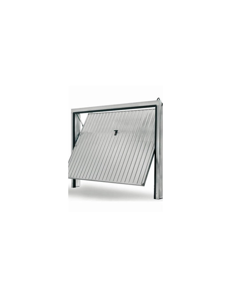 Set maniglia e piastra posteriore della porta basculante del garage T, 8 mm quadrato, nero – THIRARD