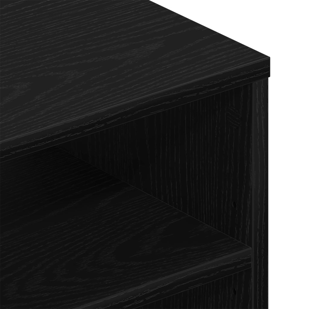 Mensola da Muro  Quercia Nera 140x41x75 cm Legno Ingegnerizzato