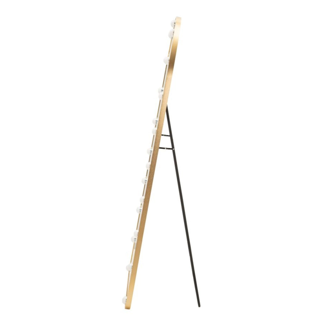 Specchio da Terra VKH1053, Oro, Vetro, 70x6x170 cm
