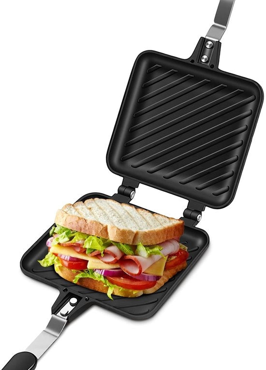 Cottura Sandwich Elettrica e Pad Antiaderente per Panini e Colazione