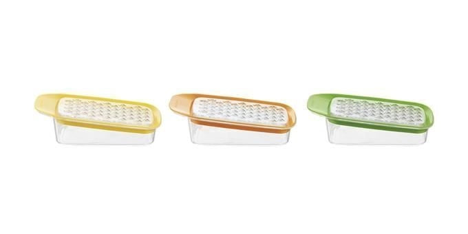 Tescoma 642744 grattugia e spiralizzatore manuali Verde, Trasparente