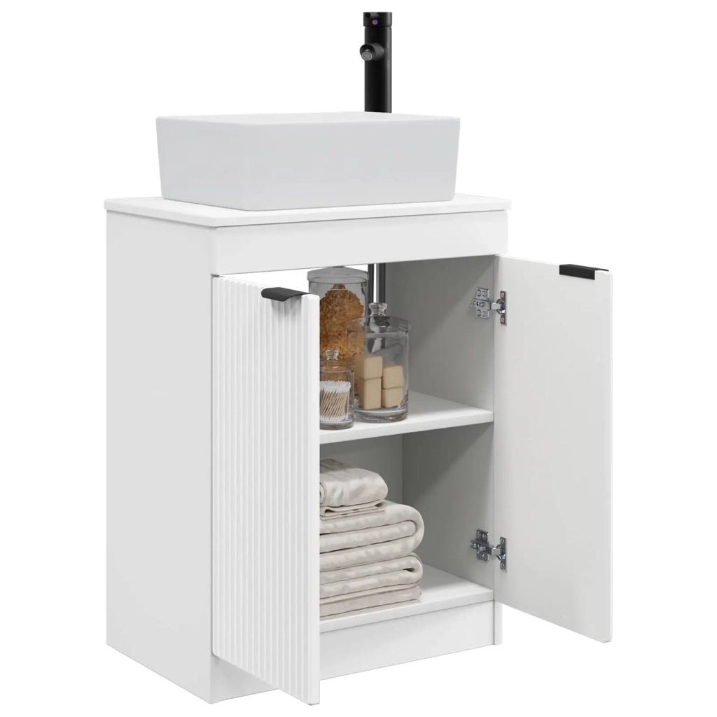 Mobile da bagno con lavabo Bianco 54 x 35 x 83 cm