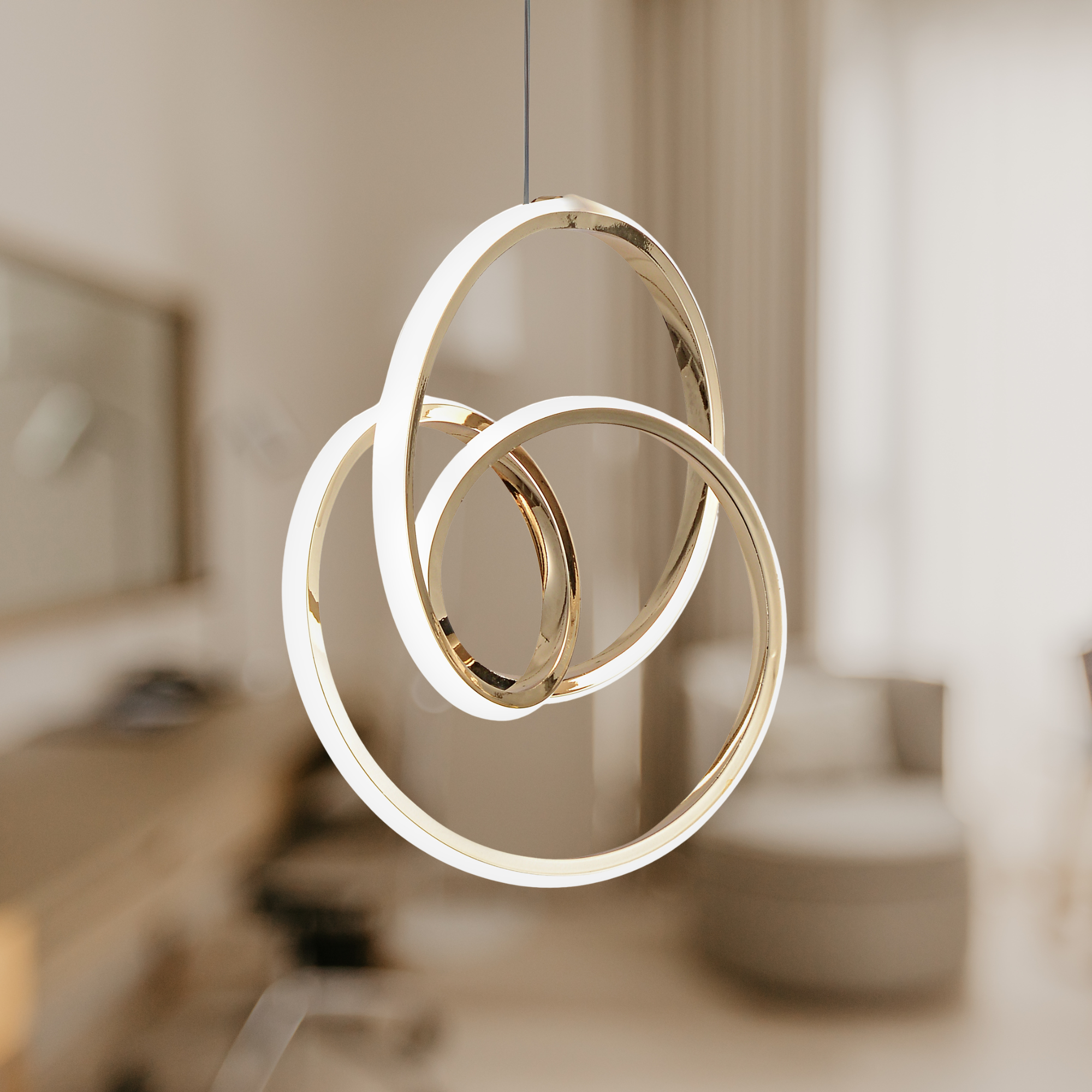 Lampada A Sospensione Led G076-1cp Gold