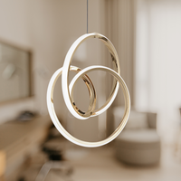 Lampada A Sospensione Led G076-1cp Gold